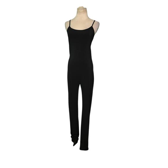 H&M COACHELLA black strappy jumpsuit size Small - Picture 1 of 15